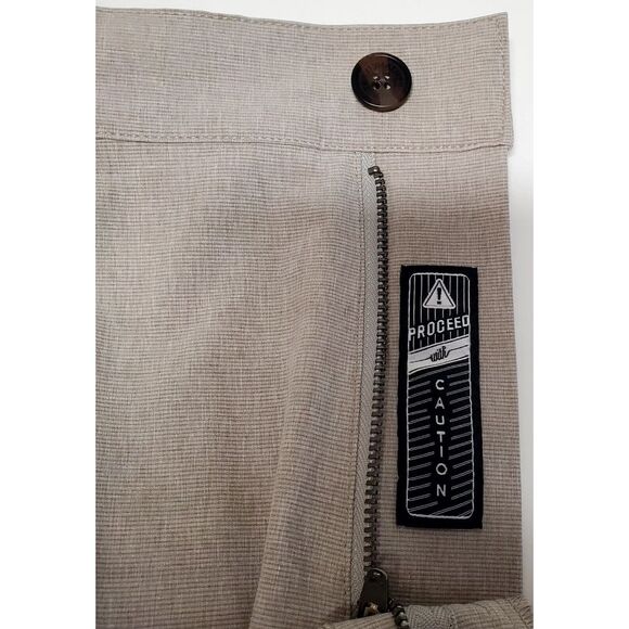 **7-6-25 SOLD OTHER PLATFORM***Travis Mathew Golf Pants 40x32 Tan Weave Linen - Picture 8 of 15